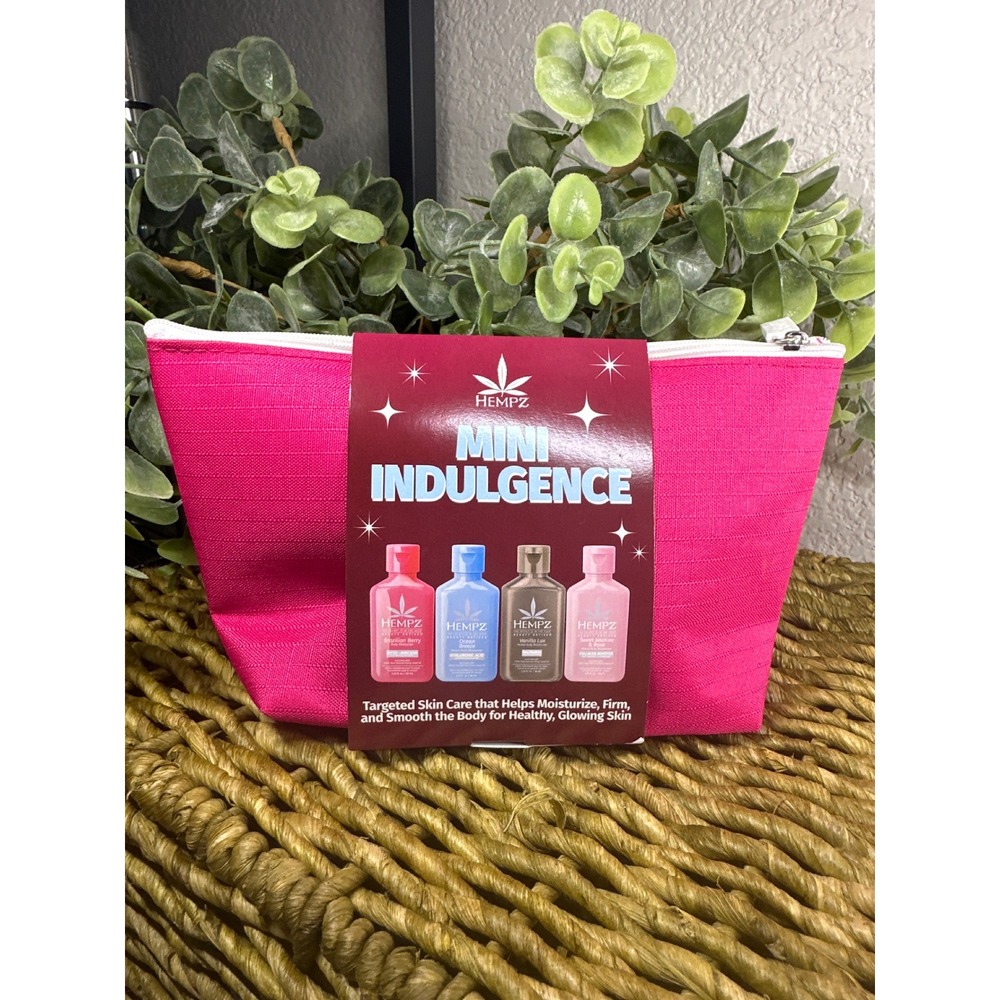 HEMPZ Mini Indulgence Targeted‎ Skin Care Set Body Moisturizers Travel Size